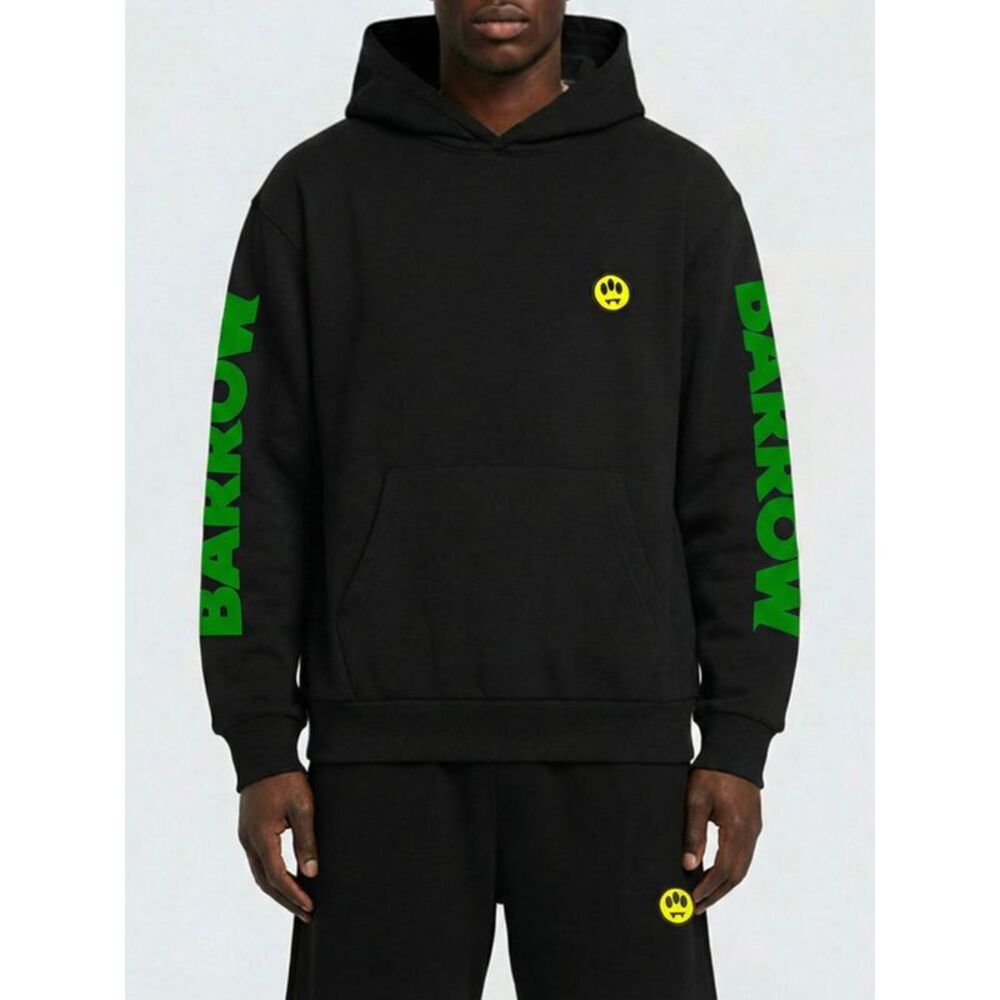 Barrow Men Barrow Cotton Hoodie With Logo